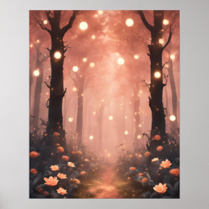POSTER LUZES DE PEQUENAS PEQUENAS LUZES DE MADEIRA ENCANT