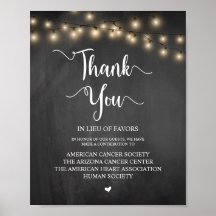 Luzes de String, Donação de Casamento, Contribuiçã