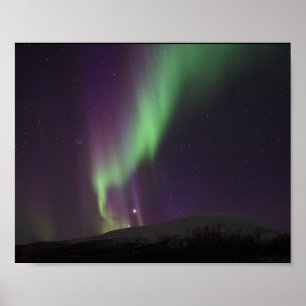 Poster Luzes do Céu Noturno de Alaska Lindas