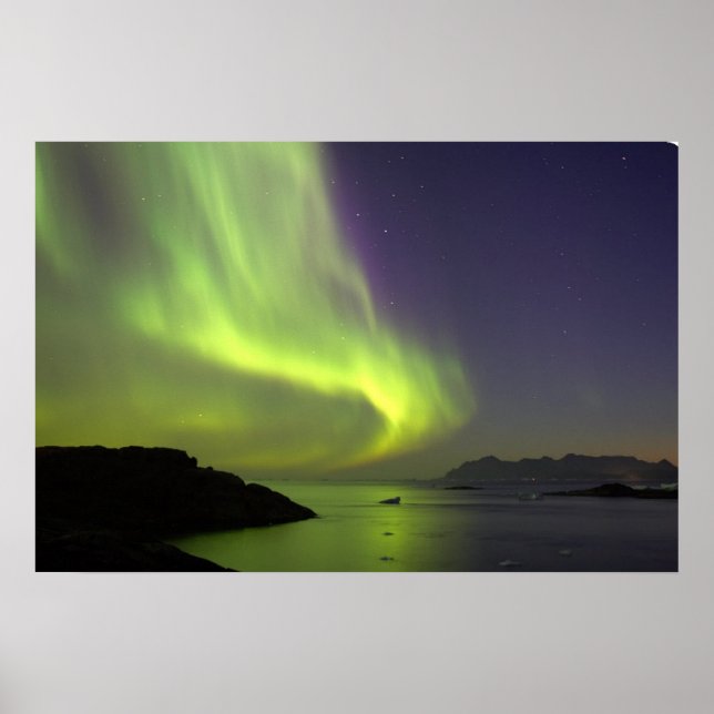 Poster LUZES DO norte - ALASKA (Frente)