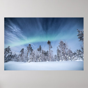 Poster Luzes do Norte no Norte da Noruega
