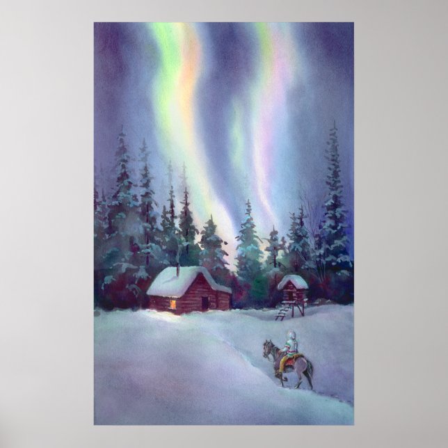 Poster LUZES DO norte por SHARON SHARPE (Frente)