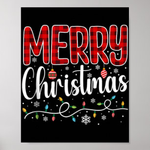 Poster Luzes Feliz Natal Chapéu do Papai Noel Xmas Divert