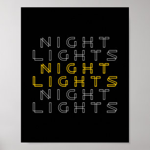 Poster Luzes noturnas