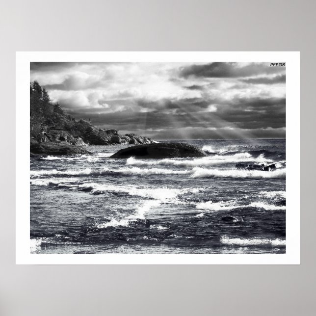 Poster Luzes Superiores do Lago (Frente)