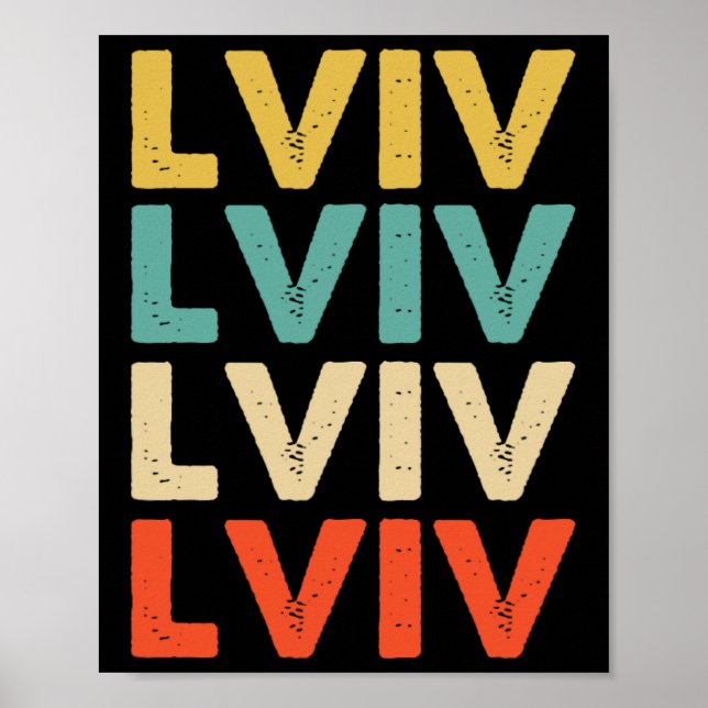 Poster Lviv Ucrânia 2  (Frente)