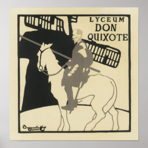 Pôster Lyceum Don Quixote, Os Beggarstaffs
