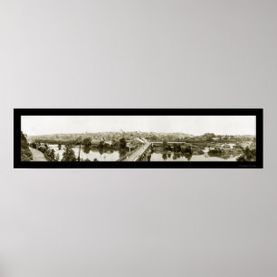 Pôster Lynchburg, foto 1919 do viaduto do VA