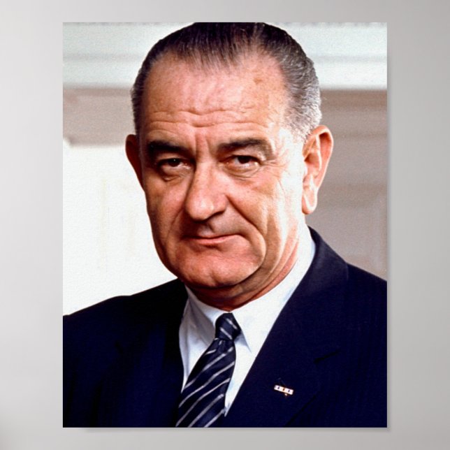 Poster Lyndon B Johnson (Frente)