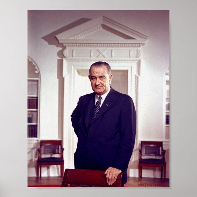 Pôster Lyndon B Johnson (Frente)