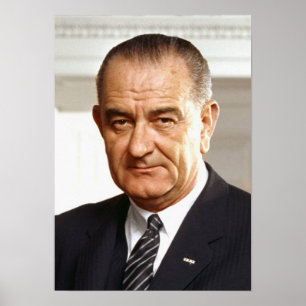 Pôster Lyndon B. Johnson 36º Presidente