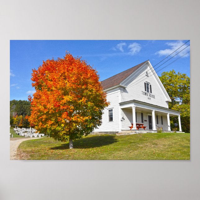 Poster Lyndon Town House, Vermont (Frente)