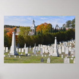 Poster Lyndon, Vermont, Cemitério