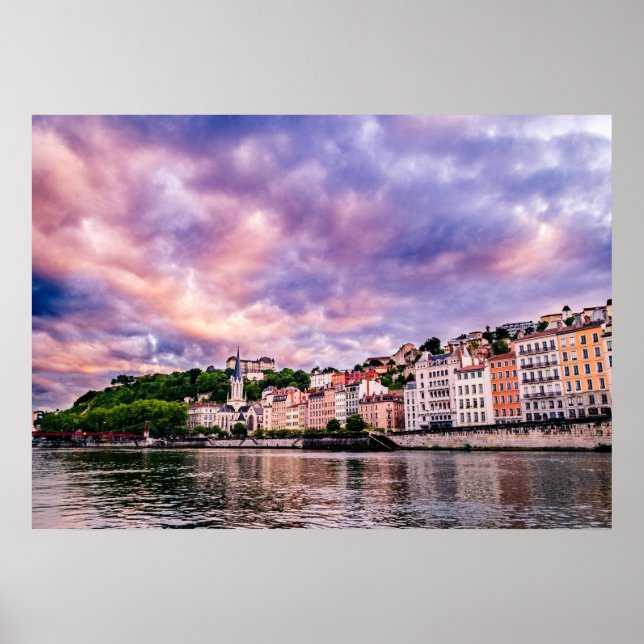 Poster Lyon França (Frente)