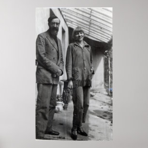 Pôster Lytton Strachey e árvore da íris