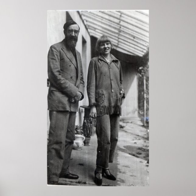 Pôster Lytton Strachey e Iris Tree (Frente)