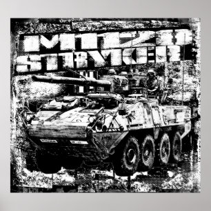 Poster M1128 Stryker Mobile Gun System