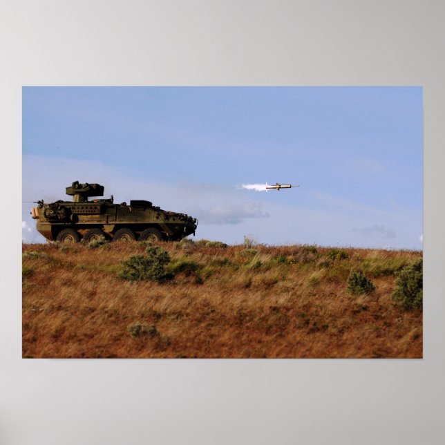 Poster M1134 Veículo Míssil Guiado Anti-Tanque (Frente)
