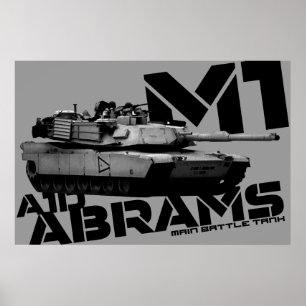 Poster M1 Abrams