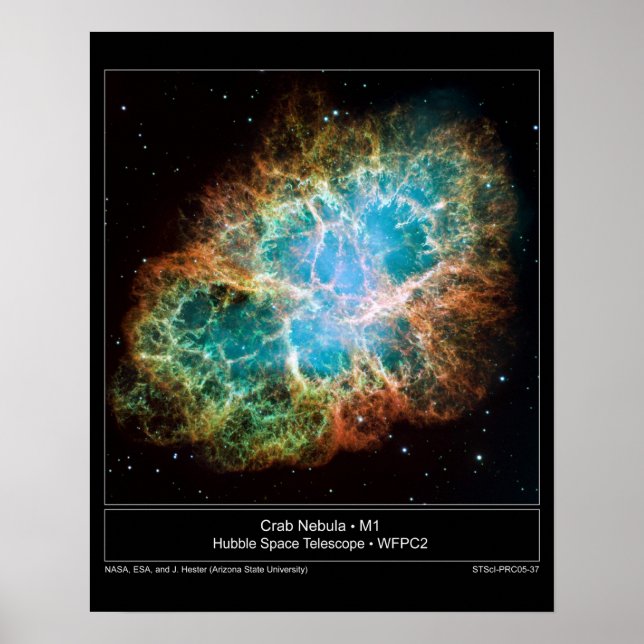 Pôster M1 the Crab Nebula (Frente)