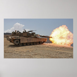 Poster M1A1 Abrams