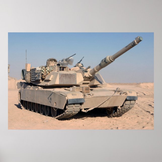 Poster M1A1 Abrams (Frente)