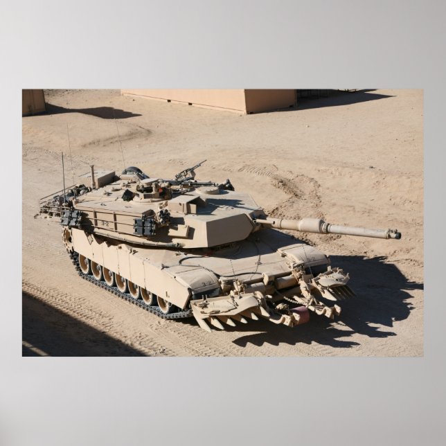 Poster M1A1 Abrams (Frente)