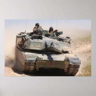 Poster M1A1 Tanque de Abrams