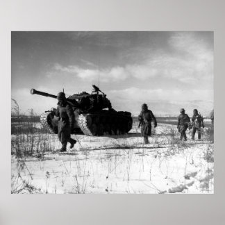 Poster M26 sobre a Península de Chosin