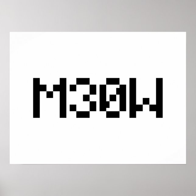 Poster M30W [Sons animais de Leettalk] (Frente)