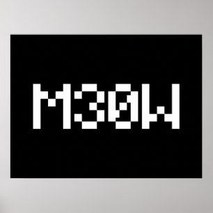 Poster M30W [Sons animais de Leettalk]