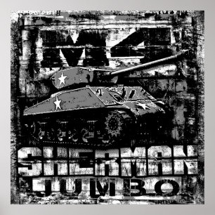 Poster M4 Sherman Jumbo