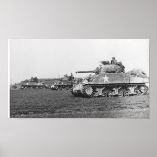 Pôster M4 Shermans