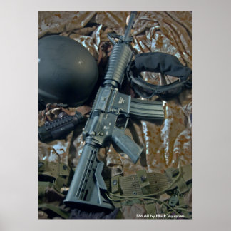 Pôster M4 Tudo por Mark Vaughan