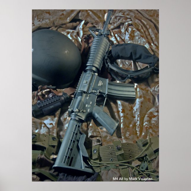 Pôster M4 Tudo por Mark Vaughan (Frente)