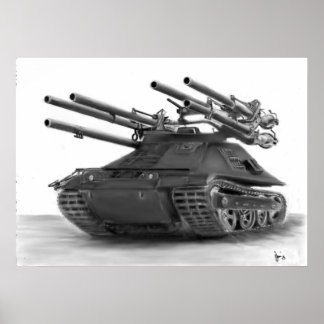 Poster M50 Ontos tank picture
