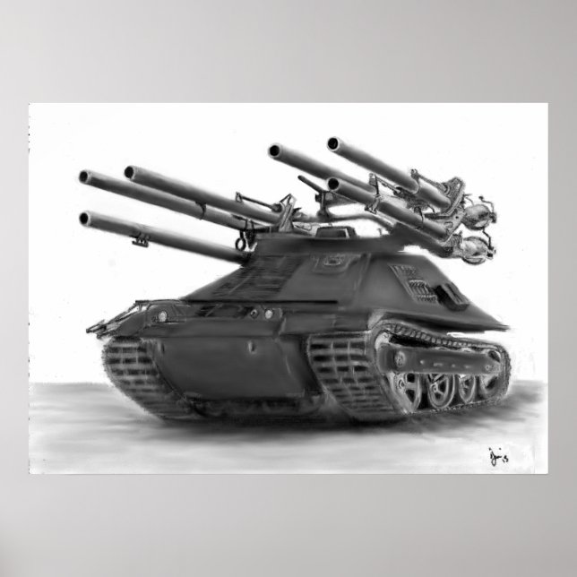 Poster M50 Ontos tank picture (Frente)
