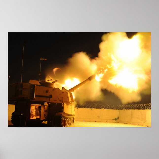 Pôster M-109A6 Paladina (Frente)