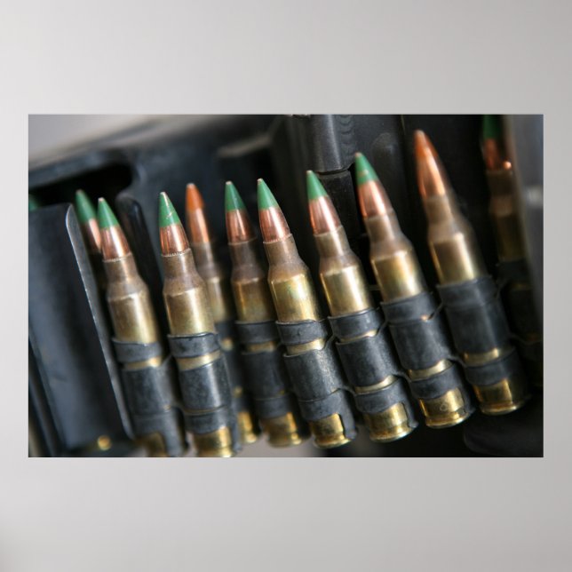 Pôster M-249 - 5.56mm (Frente)