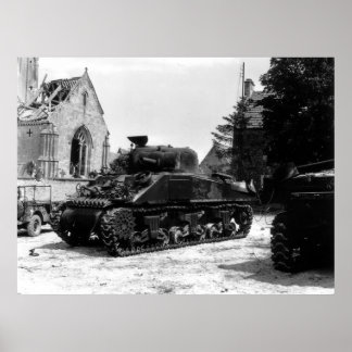 Pôster M-4 Sherman