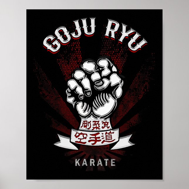 Poster M. Dam Goju Ryu Karate - Uni-adultos (Frente)
