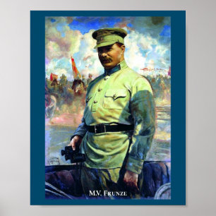 Poster M. Frunze - Oficial do Exército soviético, Funda