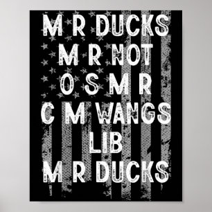 Poster M R Patos M R Não O S M R Cm Wangs Lib M R Patos U
