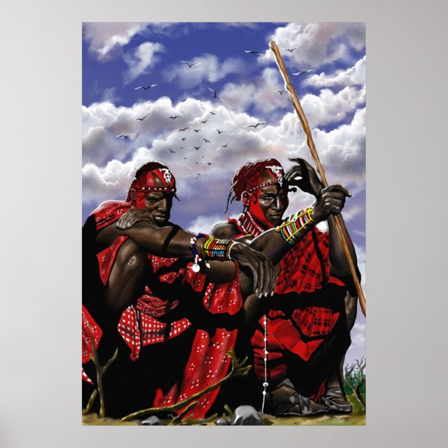 POSTER MAASAI WARRIORS (Frente)