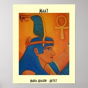 POSTER MAAT - DEUSA EGÍPCIA
