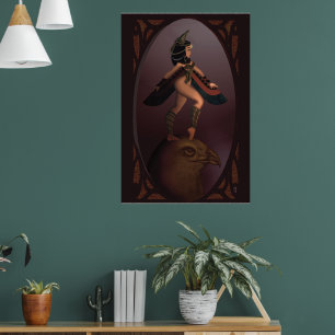 Poster MAAT Egípcia - Estilo Anime