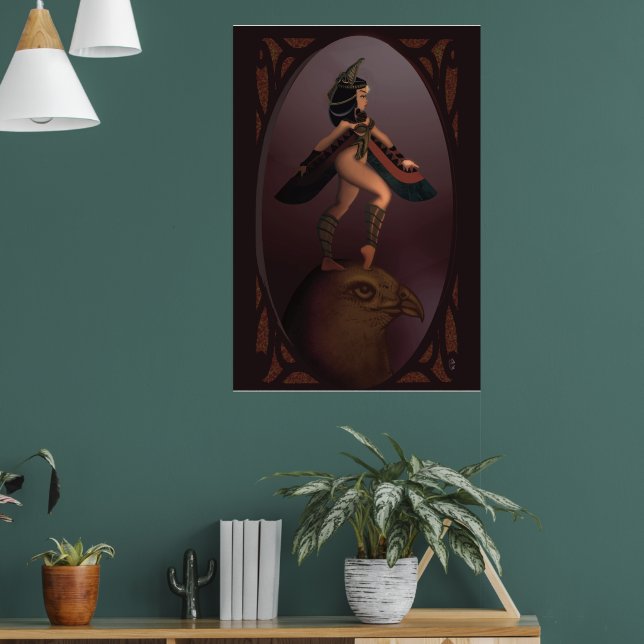 Poster MAAT Egípcia - Estilo Anime (Sala de Estar 1)