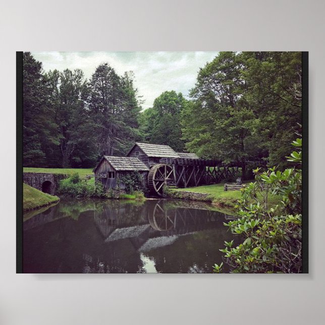 Poster Mabry Mill, Virginia (Frente)
