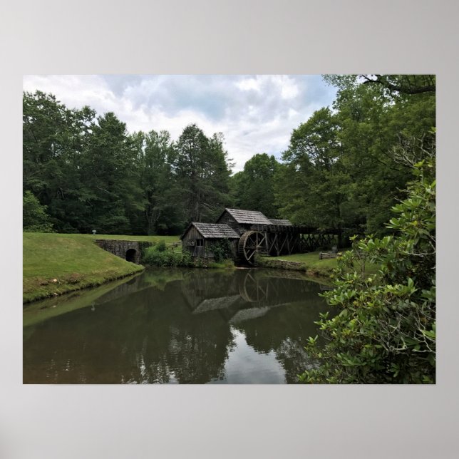 Poster Mabry Mill, Virginia (Frente)