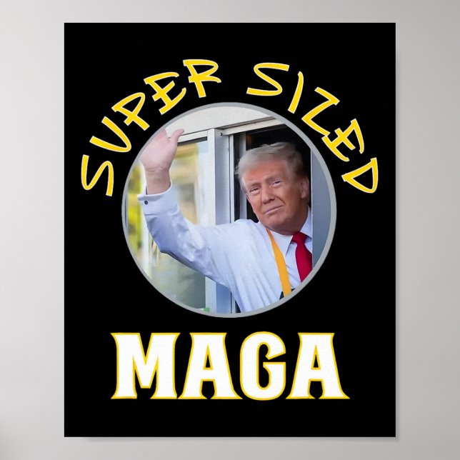 Poster Mac Daddy Trump Vance 2024 Faz Batatas Fritas  (Frente)